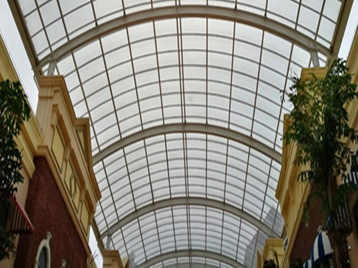 长春屋面网架顶棚吊装方案